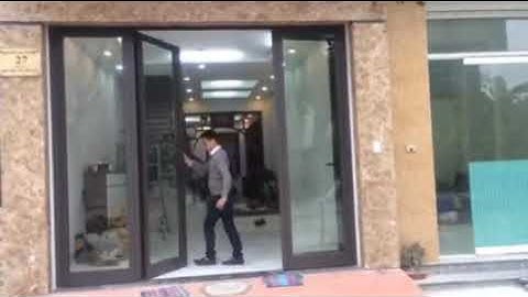 CỬA ĐI MỞ QUAY 4 CÁNH   CỬA NHÔM XINGFA CHÍNH HÃNG