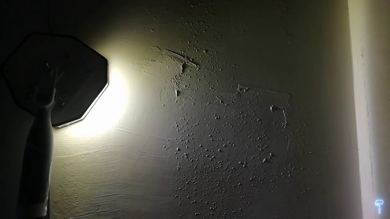 Шлифовка гипсовой штукатурки ролик № 1 - YouTube