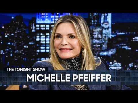 Michelle Pfeiffer Thinks Her Dog Looks Like Rod Stewart | The Tonight Show