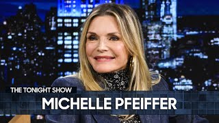 Michelle Pfeiffer Thinks Her Dog Looks Like Rod Stewart (Extended) | The Tonight Show