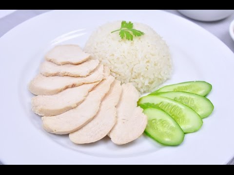 Hainanese Chicken Rice (Thai Food)  Khao Man Gai 