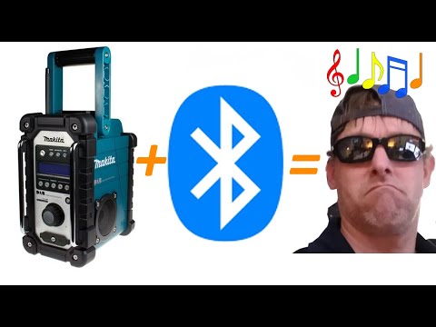 Video: Bagaimana cara menambahkan Bluetooth ke radio Makita saya?