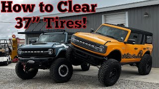 How to Clear 37' Tires on a New Ford Bronco