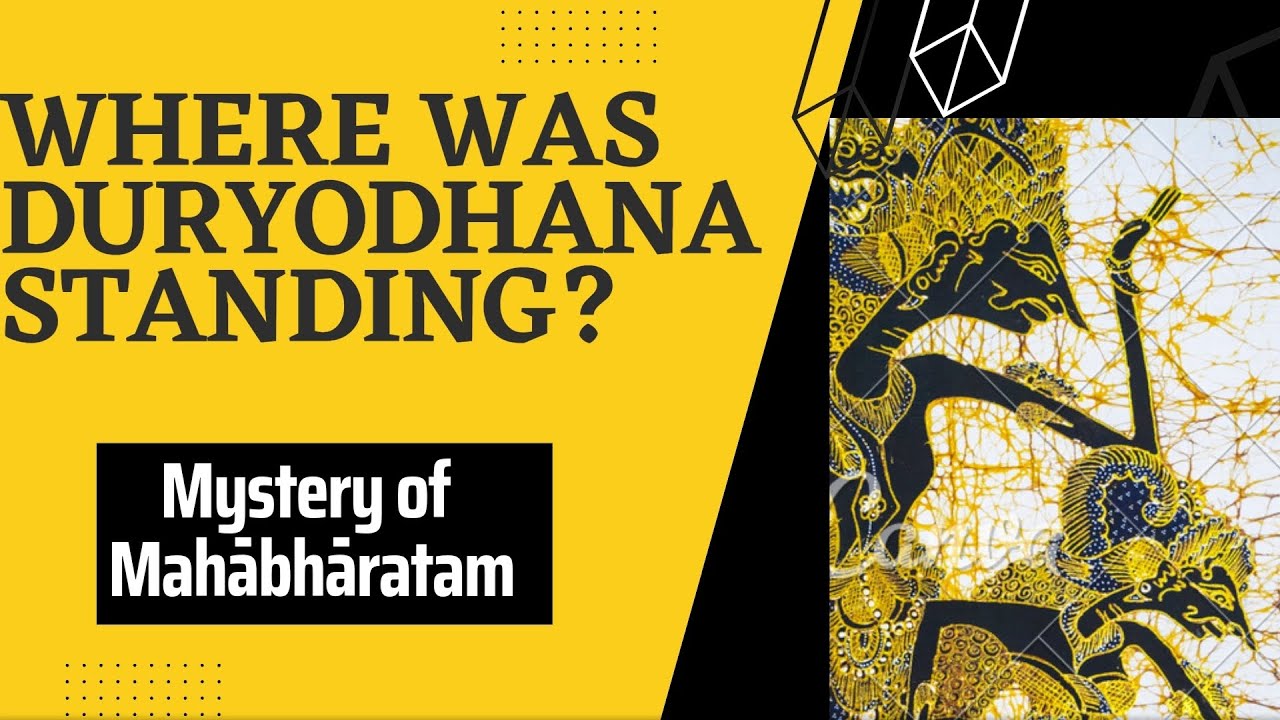 Where was Duryodhana standing before the battle commenced? ✨|Gleanings from the Indian classics|✨