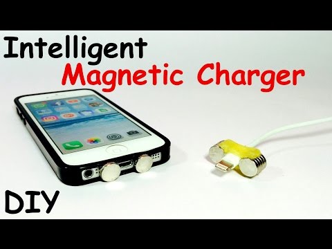 How To Make An INTELLIGENT MAGNETIC MOBILE CHARGER | DIY Gadget