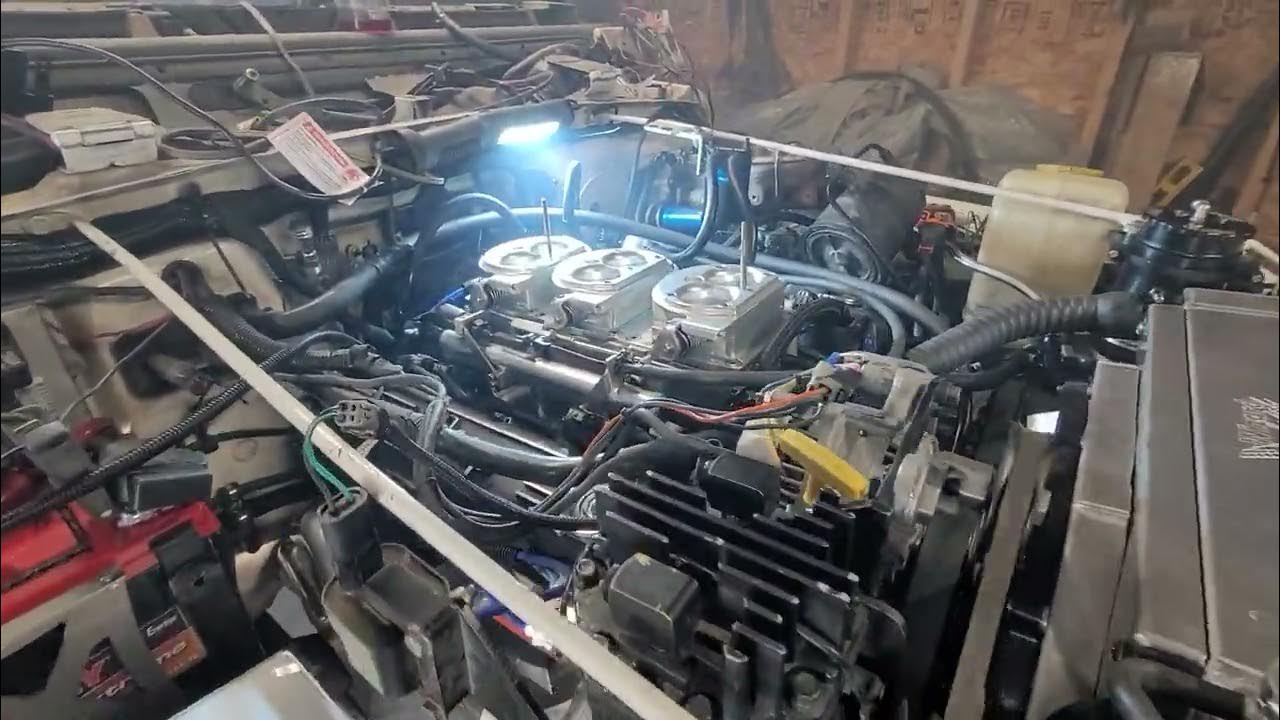 First Restart After Replacing Head Gaskets - YouTube