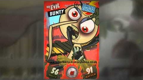 Bin Weevils Good vs WeEvil edition Limited Edition Cards