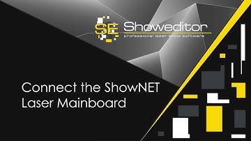 02. Connecting the ShowNET interface - Showeditor Laser Show Software Tutorial Video