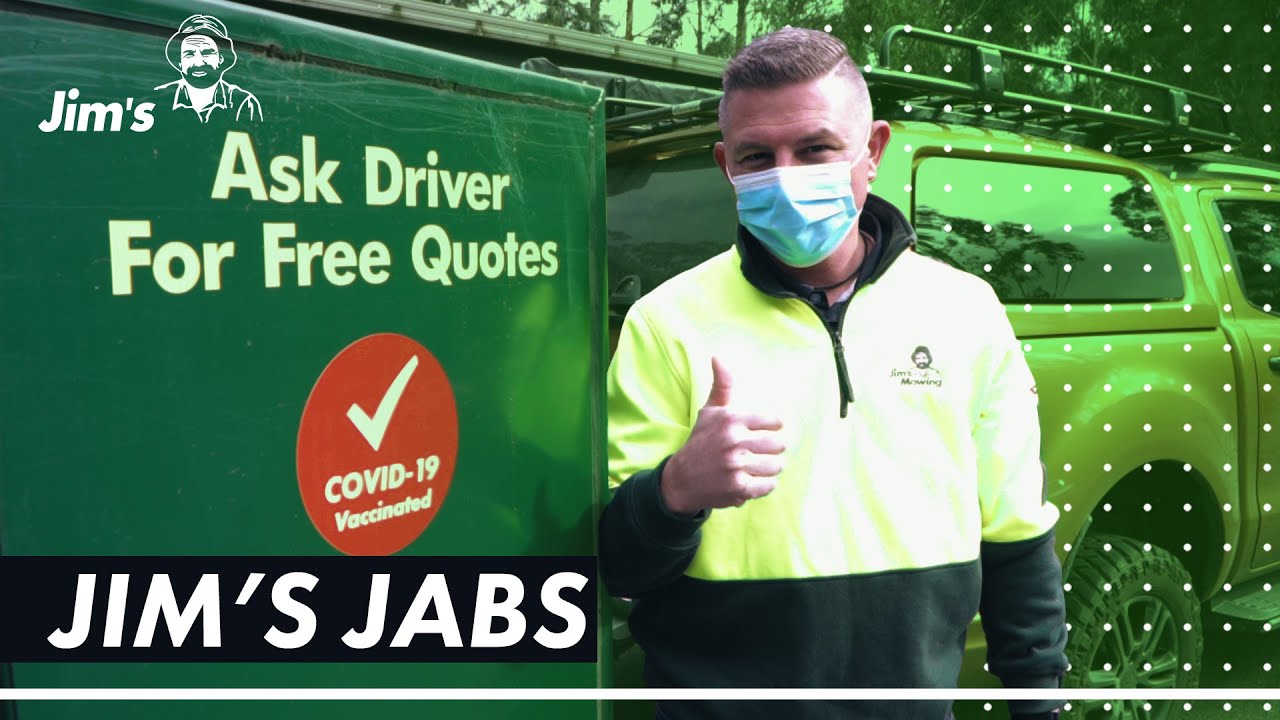 Jim Penman announcing COVID-19 vaccination sticker iniative for Jim's Group franchisees