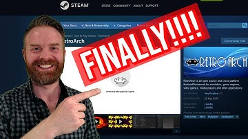 RetroArch is officially available on Steam...This is HUGE for emulation (and the Steam Deck)