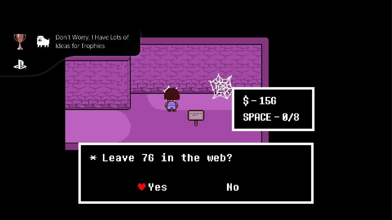 Undertale Don't Worry, I Have Lots of Ideas For Trophies