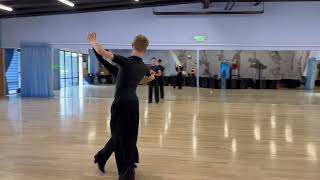 Aleksandr Riabtsev Oblakova Mariia, practice foxtrot 2022