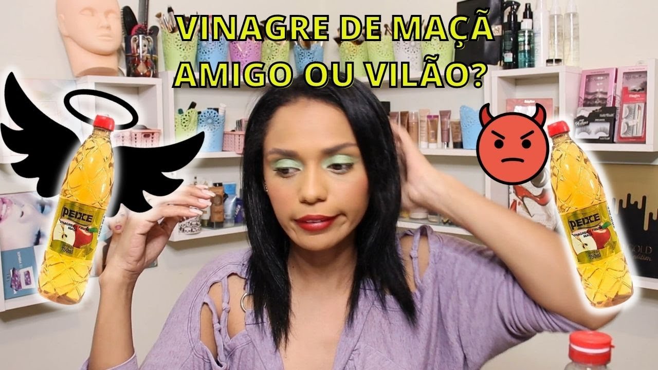 HENE - VINAGRE DE MAÇÃ NO CABELO COM HENÊ