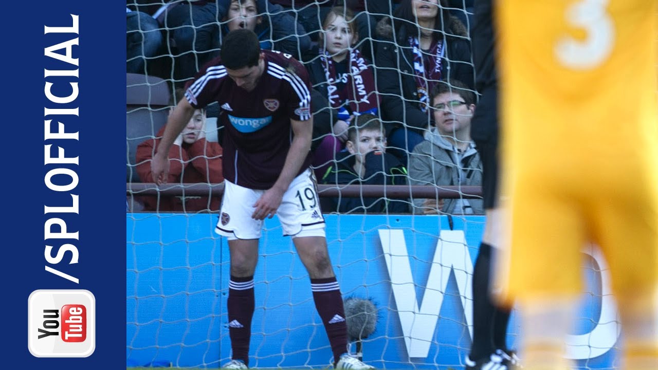 Dylan McGowan Own Goal, Hearts 1-2 Motherwell, 02/03/2013