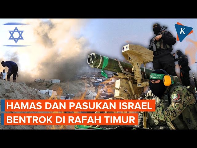 Brigade Al Qassam Hamas dan Israel Terlibat Bentrok di Raffah Gaza class=