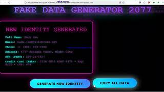 Build a Fake Data Generator Tool – Full HTML/JS Tutorial, 2026