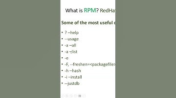 Linux Red Hat Package Manager (RPM) #shorts