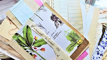 How To Make Fun Scrappy Notebooks from Scraps for Junk Journals Pt 1 Scrap Bust The Paper Outpost :)