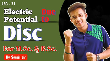 Electric Potential due to uniform charged Disc || Griffith Problems ||