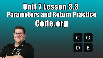 Code.org Unit 7 Lesson 3.3 - Parameters and Return Practice