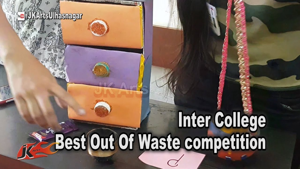 Inter College Best out of waste competition, Event held at CHM College