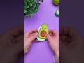 Squishy Cute Paper Avocado 🥑 #diy #kids