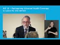 WS 16 – Reimagining Universal Health Coverage to Leave No One Behind