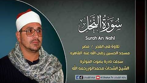 تلاوة قمة الخشوع من سورة النحل للشيخ الشحات محمد انور