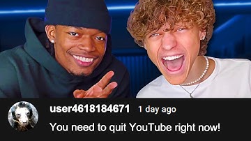 We React to Hate Comments About Us! | Logan Micke