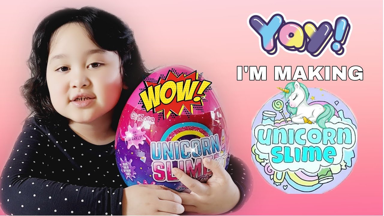 Buy GirlZone Unicorn Egg Sparkly Surprise Slime Kit for Kids