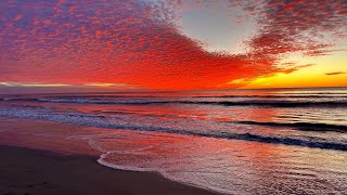 Sunset Afterglow & Soft Ocean Waves (No Talking) screenshot 4