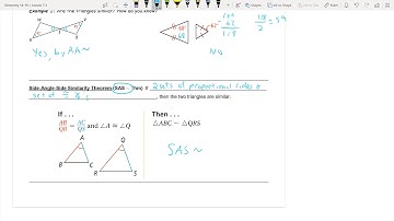 Lesson 7.3 - Proving Triangles Similar
