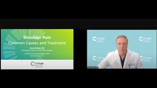 Shoulder Pain: Common Causes and Treatment - Virtual Webinar - James Bailey MD