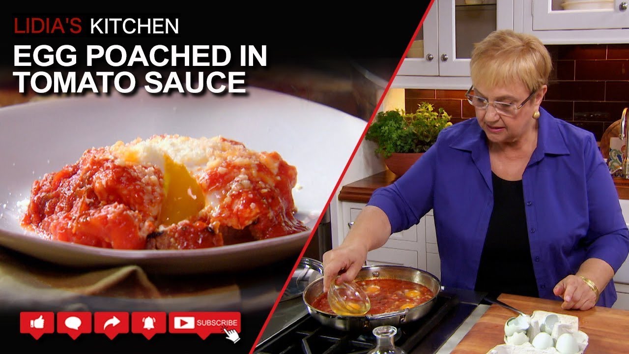 Egg  Poached in Tomato Sauce