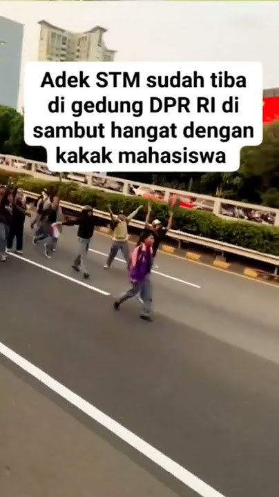 mahasiswa anak STM siap untuk melakukan demo di depan gedung DPR RI #viral #demo #anakstm #rengat