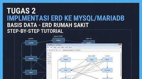 TUGAS 2 |  IMPLEMENTASI ERD KE DALAM MYSQL | BASIS DATA | UNIVERSITAS TERBUKA