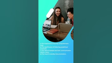 PMI-ACP preparation mastery -Agile Principles and Mindset- Question 3: Individuals and interactions