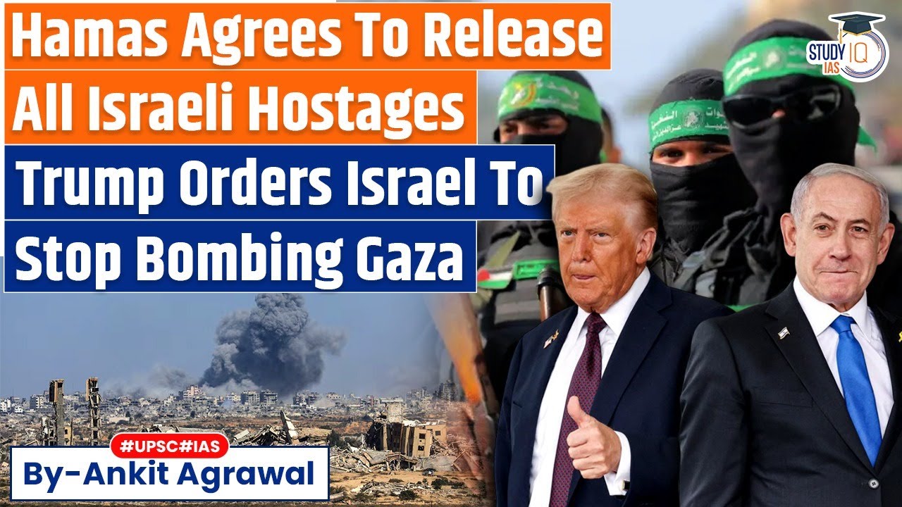 "Israel Must Stop Bombing Gaza": Trump As Hamas Agrees To Free Hostages ...