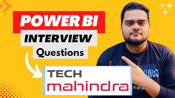 Tech Mahindra- 9 Interview Questions you must know | Power BI 😲