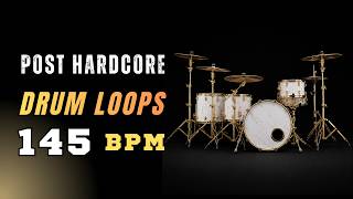 Post Hardcore Drum Loops l 145 BPM l Melodic Breakdown