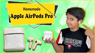 How To Make Apple Airpods Pro Using Paper And Cardboard घर प बनओ Apple Airpods Easy Diy Craft