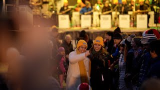 &quot;Sleigh Ride&quot; - Beantown Swing at Concord Tree Lighting 2022