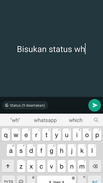 ketik status #tutorial #whatsapptutorial