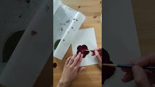 How I reassemble pressed roses #flowerpressing #handmade #shorts
