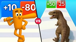 Memerots Evolution Run Game vs Dino Runner Evolution Game In Android Gameplay iOS