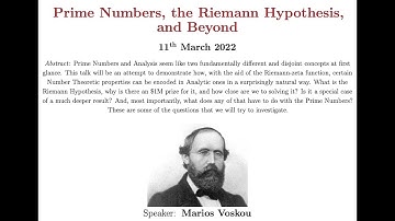 Prime Numbers, the Riemann Hypothesis, and Beyond