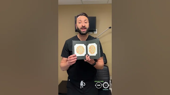 Have you had the color vision test? Here’s how it works! #eyedoctor #optometrist #30secondeyedoc