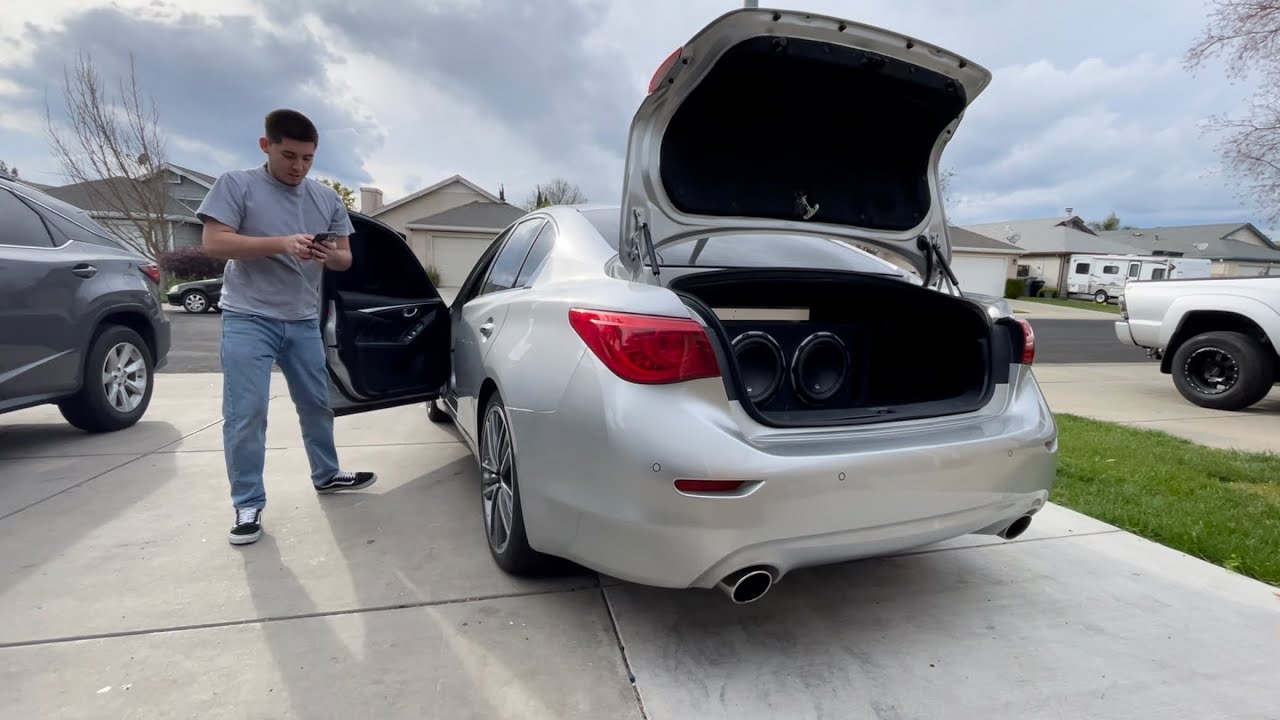 Subwoofer Install On Q50s (First Mod 