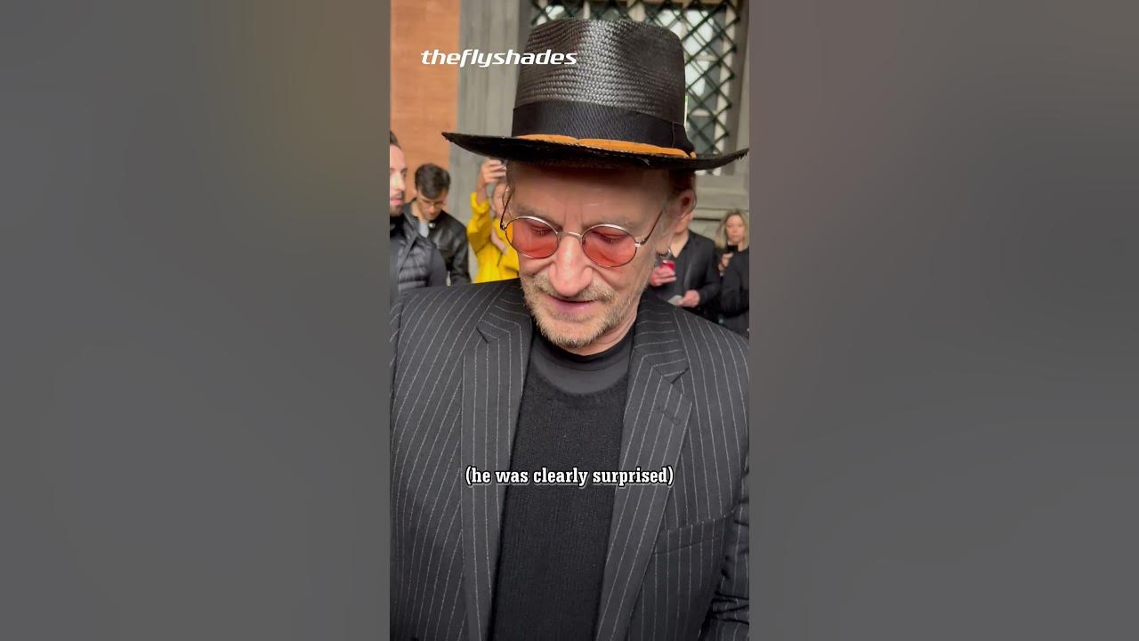 U2s Bono in Naples, 2023. Theflyshades meets Bono!