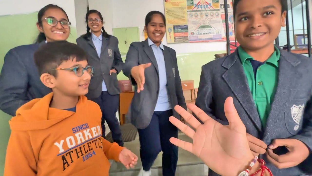 Meeting my youtube subscribers at cms school in lucknow youtube